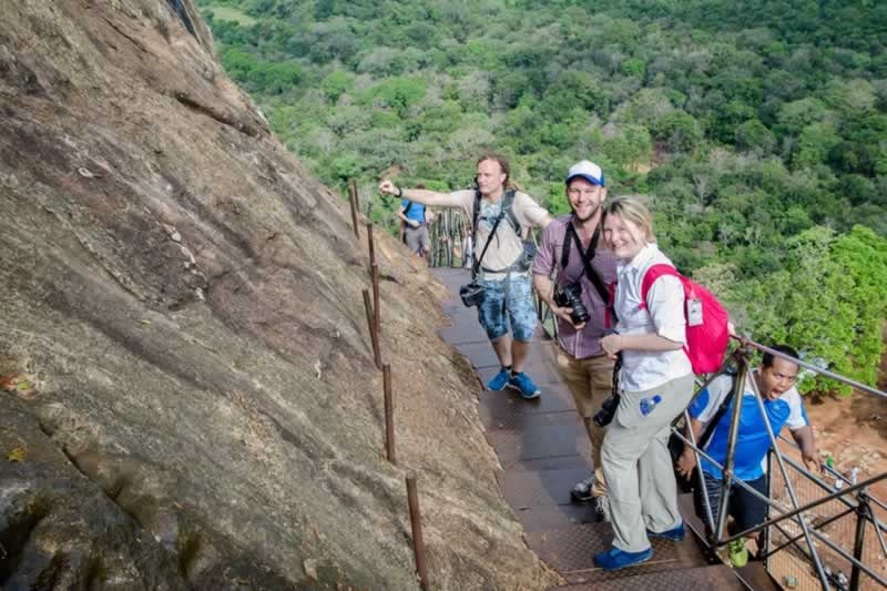 Sigiriya Rock climbing